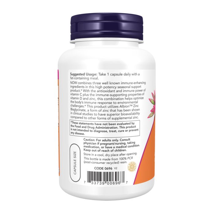 C-1000 Zinc & D-3 - 100 vcaps
