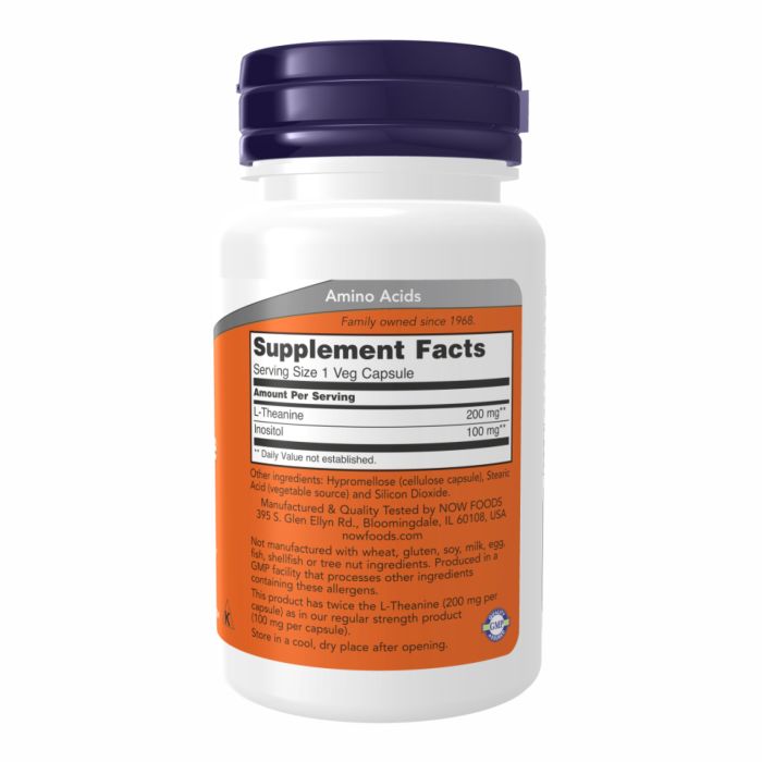 L-Theanine 200mg - 60 vcaps