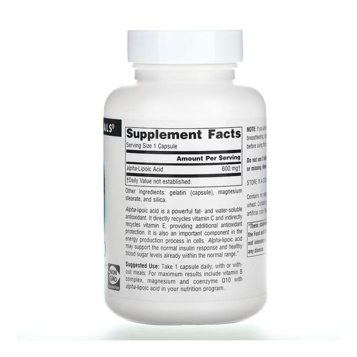 Alpha Lipoic Acid 600mg - 60 caps
