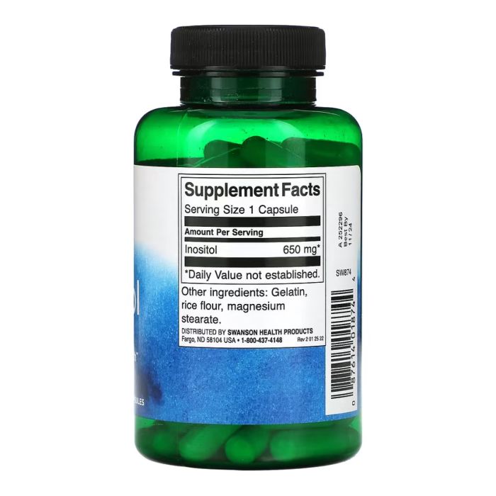 Inositol 650mg - 100 caps