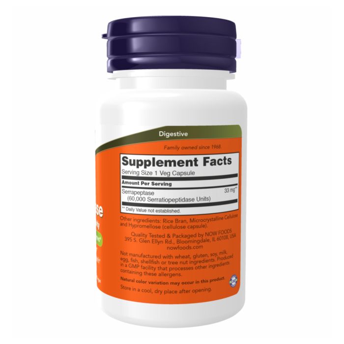 Serrapeptase 60,000 Units - 60 vcaps