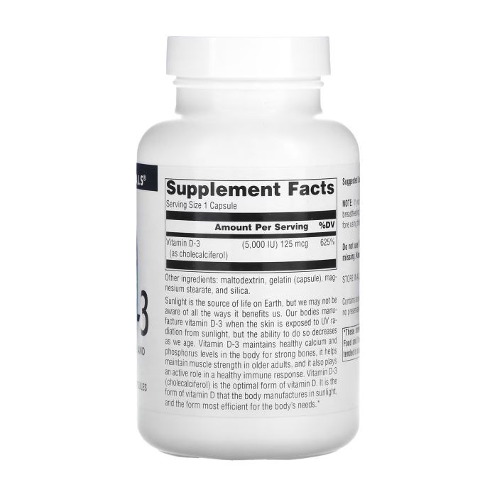 Vitamin D-3 5000 IU - 240 caps (До 12.25)