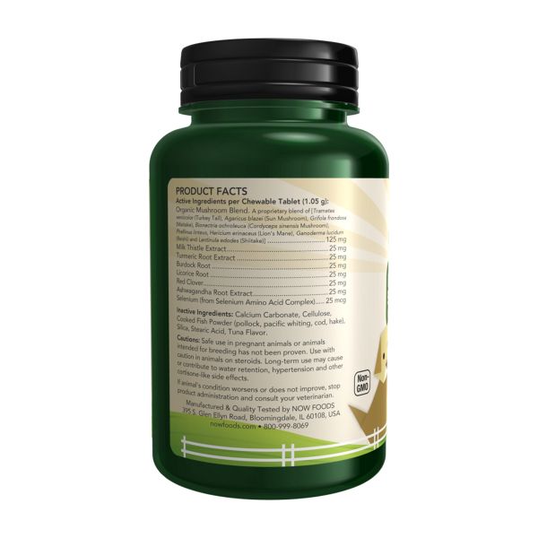 NOW® Pet Immune Support – иммунная поддержка для собак и кошек - 90 tabs