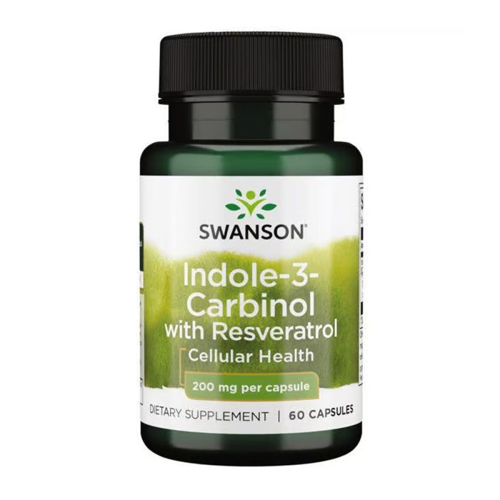 Indole-3-Carbinol with Resveratrol 200mg - 60 caps