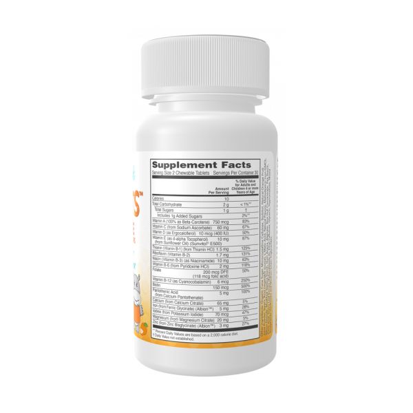 Kid Vits™ Juicy Orange Chewable - 60 tabs