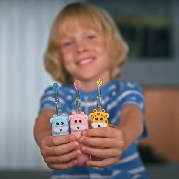 Дитяча зубна щітка MEDICA+ KidsBrush 2.0 Blue + Насадки (6 шт)