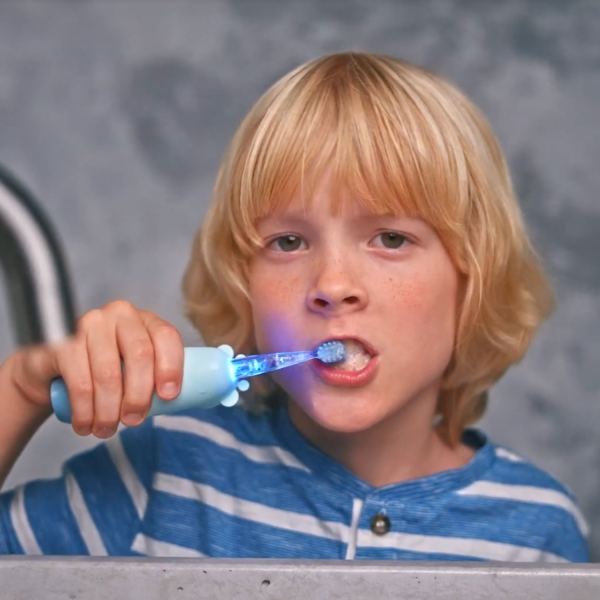 Дитяча зубна щітка MEDICA+ KidsBrush 2.0 Blue + Насадки (6 шт)