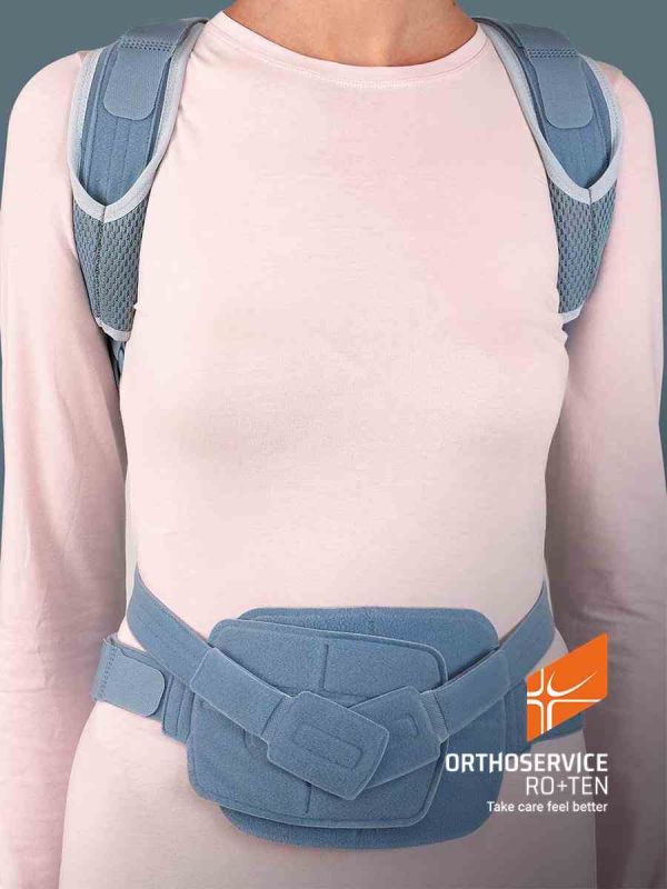 Корсет ортопедический Spinalplus (арт.MT1049) Orthoservice (Швейцария) (голубой, S)