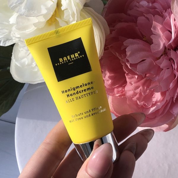 Крем для рук медова диня з маслом авокадо та сечовиною, Baehr - 30 мл