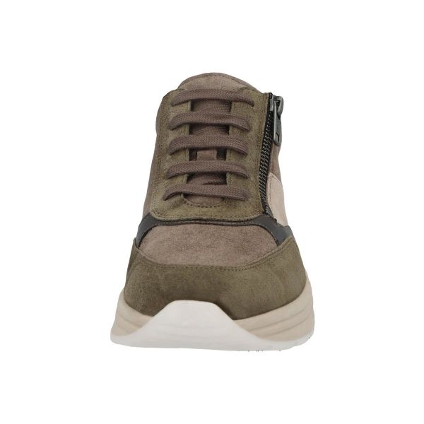 Демисезонные кроссовки женские Holly, хаки/бежевый (арт. 7 46023 40572), Solidus (Германия)