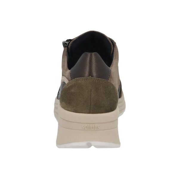 Демисезонные кроссовки женские Holly, хаки/бежевый (арт. 7 46023 40572), Solidus (Германия)