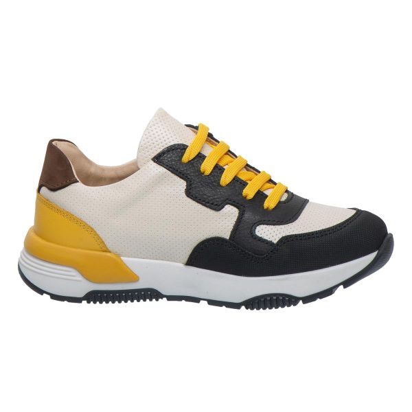 Кросівки профілактичні, бежевий/чорний/жовтий (арт. LEO-3464), Theo Leo (Туреччина)