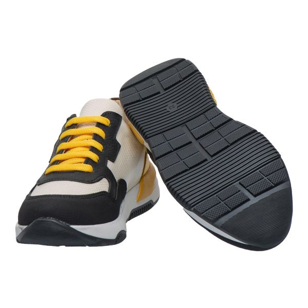 Кросівки профілактичні, бежевий/чорний/жовтий (арт. LEO-3464), Theo Leo (Туреччина)