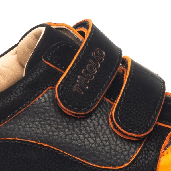 Детские ортопедические кроссовки, черный/оранжевый (арт.LEO-1335), THEO LEO (Турция)