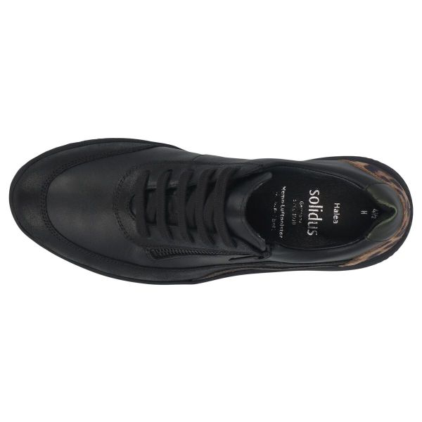 Кросівки жіночі Halea, чорний/леопардовий принт (арт. 7 56287 01251), Solidus (Німеччина)