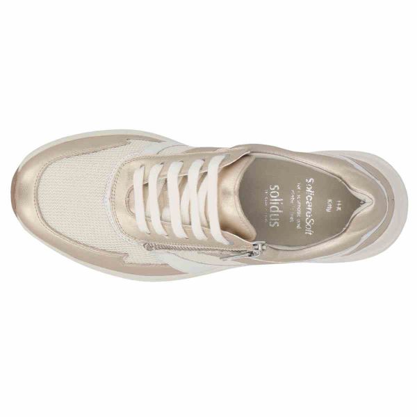 Кросівки жіночі Kitty, св.бежевий/перламутр (арт. 7 54504 40633), Solidus (Німеччина)