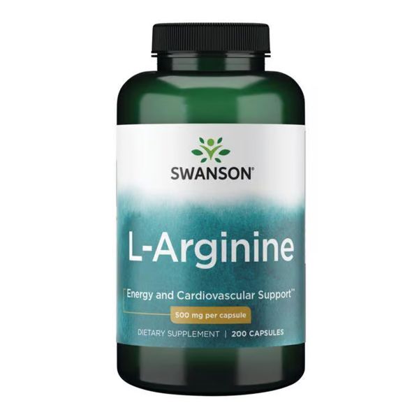 Аргінін Swanson L-Arginine 500mg - 200 caps Аргінін Swanson L-Arginine 500mg - 200 caps