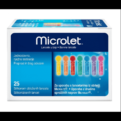 Ланцети Мікролет (Microlet) 25 шт Ланцети Мікролет (Microlet) 25 шт