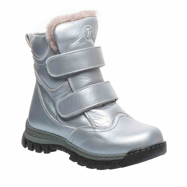 Ботинки профилактические зимние для девочки (арт. LEO-602423) Theo Leo (Турция) (серебряный, 22)