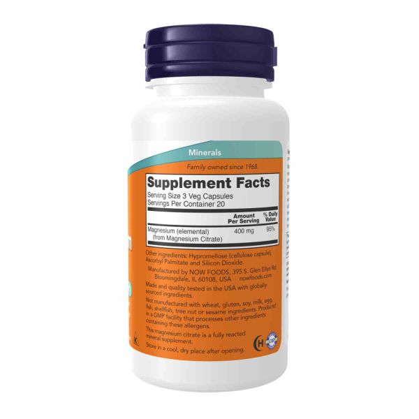 Magnesium Citrate - 60 vcaps