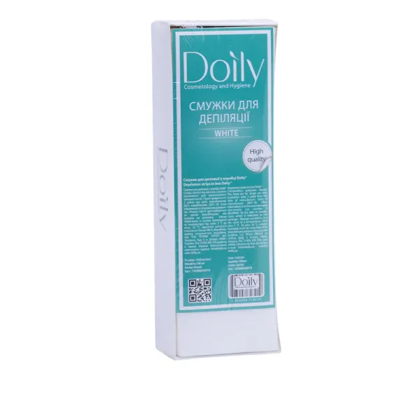 Стрипсы Doily для депиляции в коробке 7*22 см 100 шт (белый) Стрипсы Doily для депиляции в коробке 7*22 см 100 шт (белый)