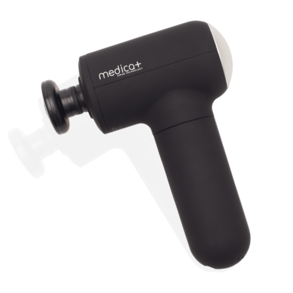 Перкусійний масажер для тіла і м'язів Medica+ MassHand Pro 4.0 Black