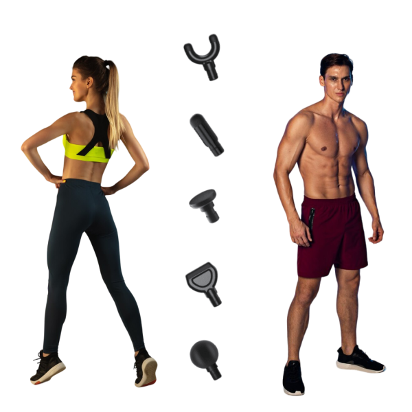 Перкусійний масажер для тіла і м'язів Medica+ MassHand Pro 4.0 Black