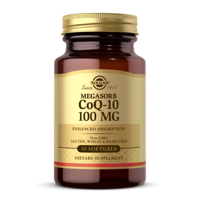 Solgar, Megasorb, коензим, Megasorb CoQ-10 100mg - 30 softgels