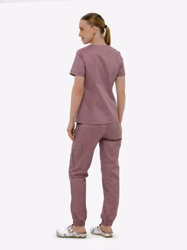 Милана Медицинский Костюм цвет пепельная роза