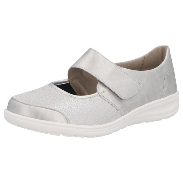 Мокасины женские Kate, серебристо-серый (арт.7 29503 20952) Solidus (Германия)