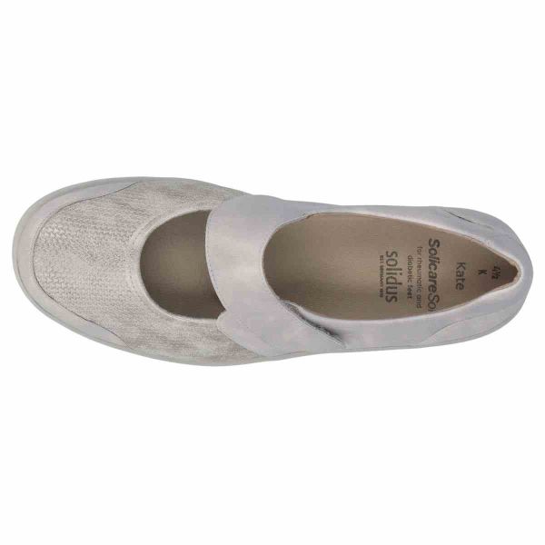 Мокасины женские Kate, серый (арт.7 29503 20728) Solidus (Германия)