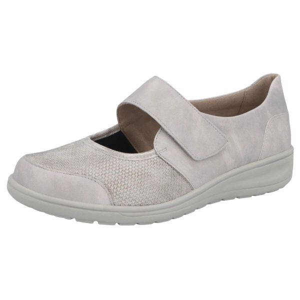 Мокасины женские Kate, серый (арт.7 29503 20728) Solidus (Германия)