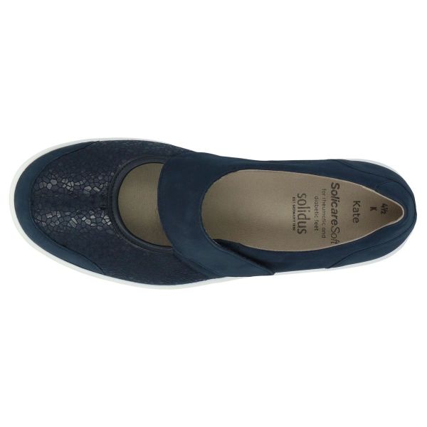 Мокасины женские Kate,т.синий (арт.7 29503 80557) Solidus (Германия)