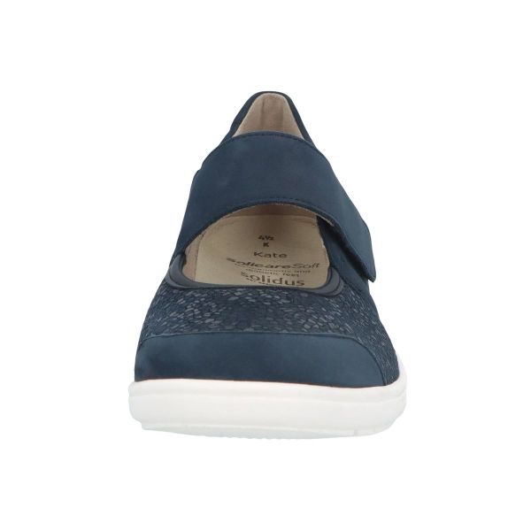 Мокасины женские Kate,т.синий (арт.7 29503 80557) Solidus (Германия)