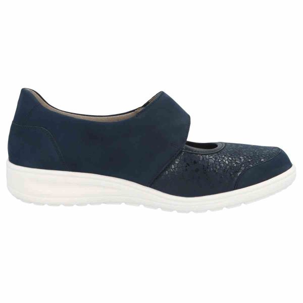 Мокасины женские Kate,т.синий (арт.7 29503 80557) Solidus (Германия)