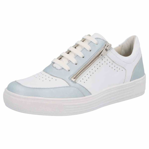 Мокасини жіночі Kendal, білий-блакитний (арт. 7 30137 80732), Solidus (Німеччина) Мокасини жіночі Kendal, білий-блакитний (арт. 7 30137 80732), Solidus (Німеччина)