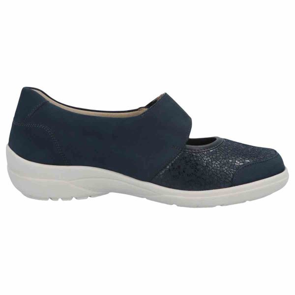 Мокасини жіночі Maike, т.синій/стрейч (арт. 7 41513 80557), Solidus (Німеччина)