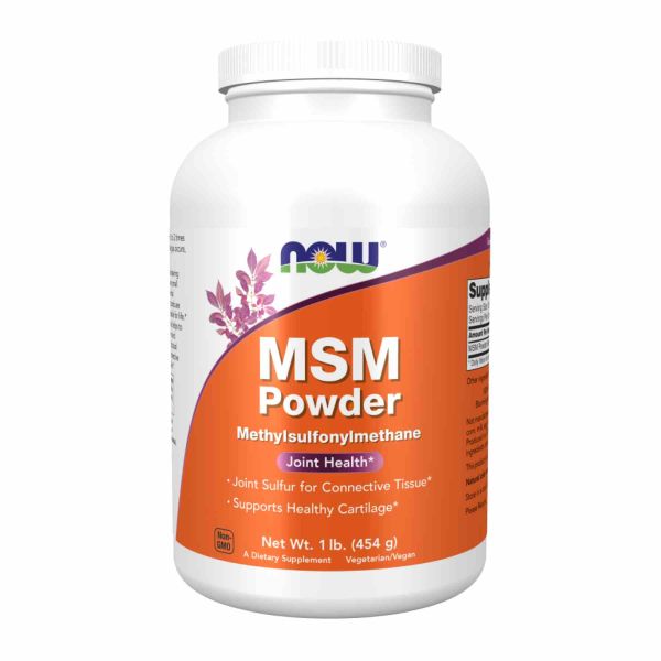 NOW MSM Powder – метилсульфонілметан для здоров’я суглобів та хрящів - 454g NOW MSM Powder – метилсульфонілметан для здоров’я суглобів та хрящів - 454g