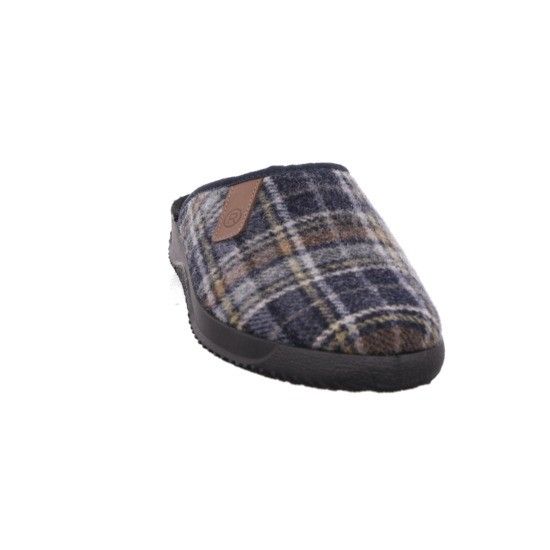 Мужские сабо Soltau-H, т.синий/клеточка (арт.2781 56), ROHDE (Германия)