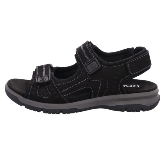 Чоловічі сандалі Palermo, чорний, 6026 90, ROHDE (Німеччина)