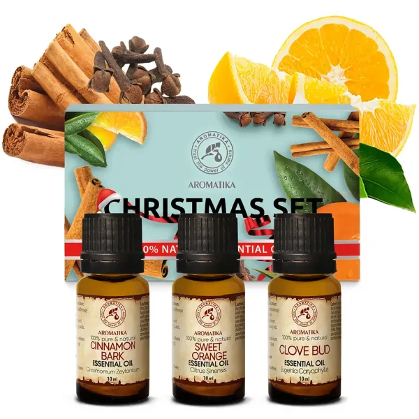 Набір ефірних олій «Різдвяний» Ароматика