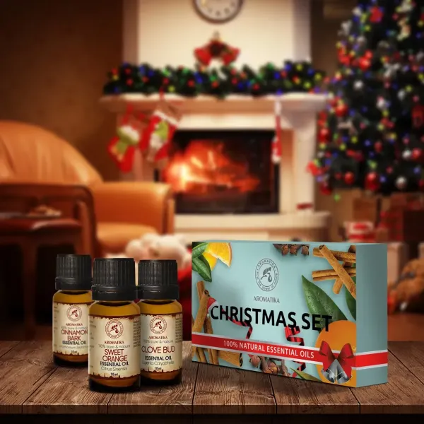 Набір ефірних олій «Різдвяний» Ароматика
