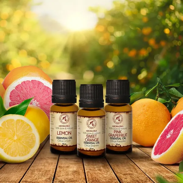 Набір ефірних олій «Цитрусовий» Ароматика