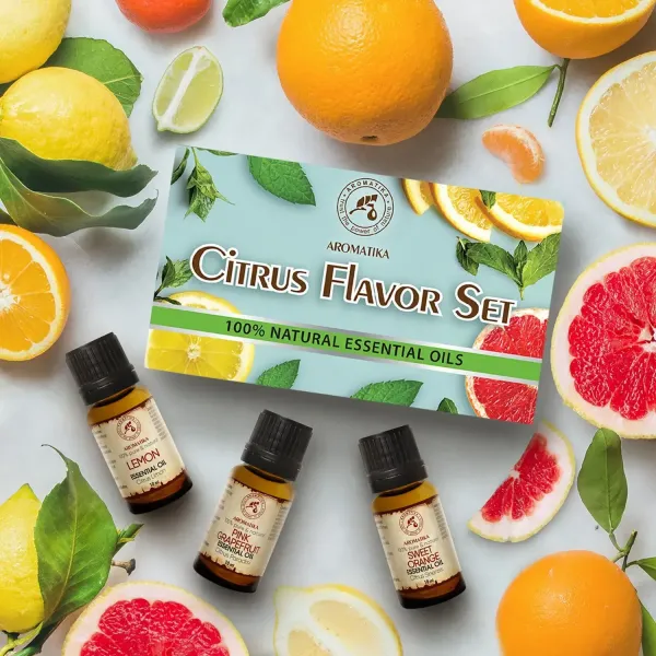 Набір ефірних олій «Цитрусовий» Ароматика