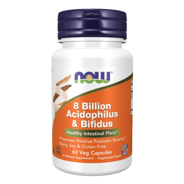 8 Billion Acidophilus & Bifidus - 60 vcaps 8 Billion Acidophilus & Bifidus - 60 vcaps