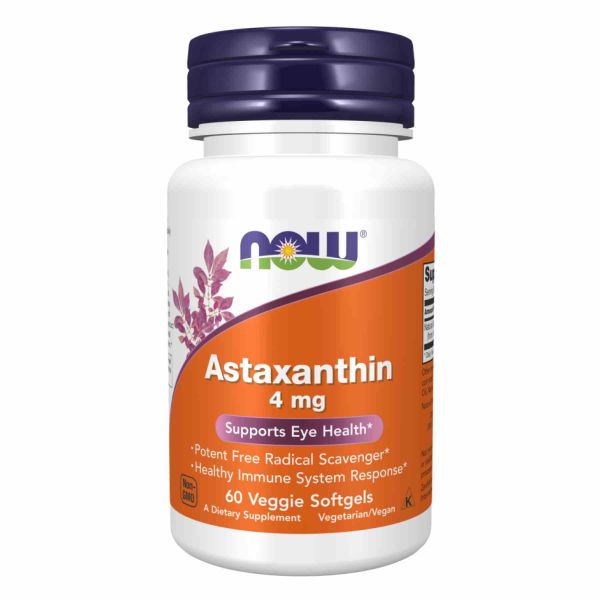 Astaxanthin 4 mg - 60 Veg Softgels Astaxanthin 4 mg - 60 Veg Softgels