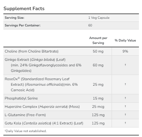 Brain Elevate - 60 vcaps