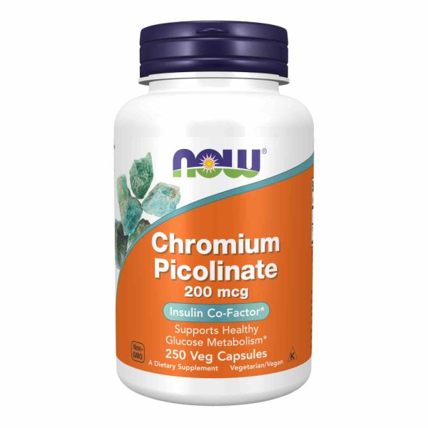 Chromium Picolinate 200 mcg - 250 caps Chromium Picolinate 200 mcg - 250 caps