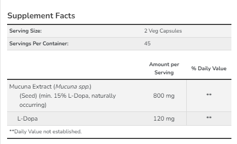 Dopa Mucuna - 90vcaps