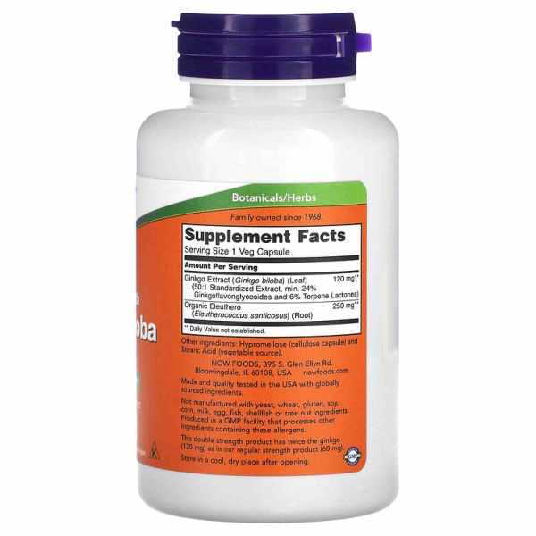 Ginkgo Biloba 120mg - 100 vcaps